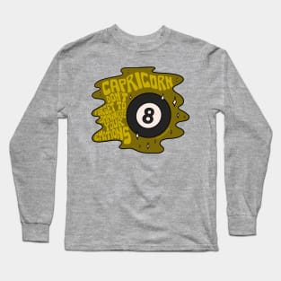 Capricorn Magic 8 Ball Long Sleeve T-Shirt